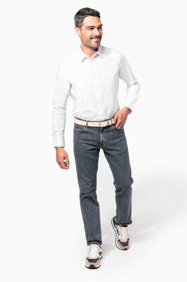 Herren Stretchhemd Langarm K529
