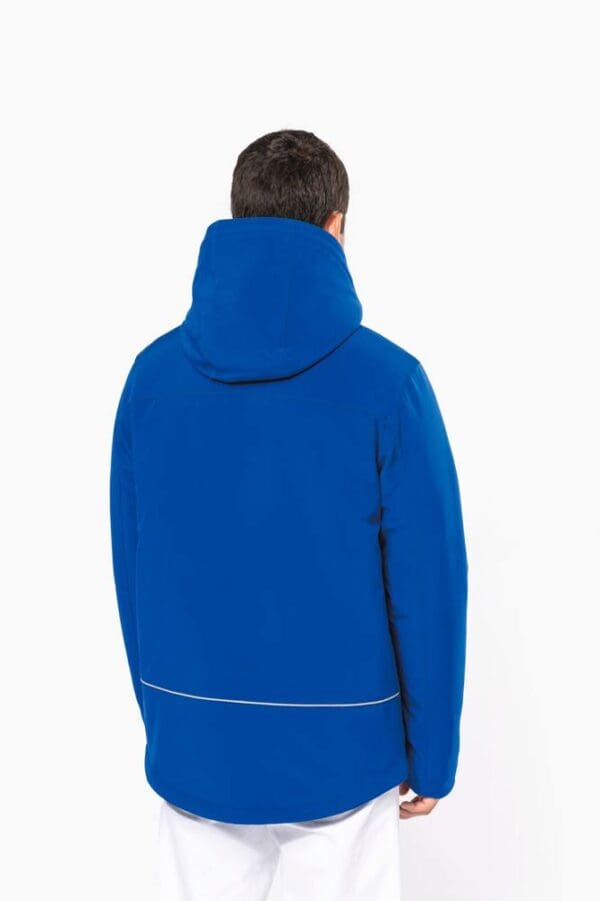 Herrenparka Softshell wattiert mit Kapuze K650