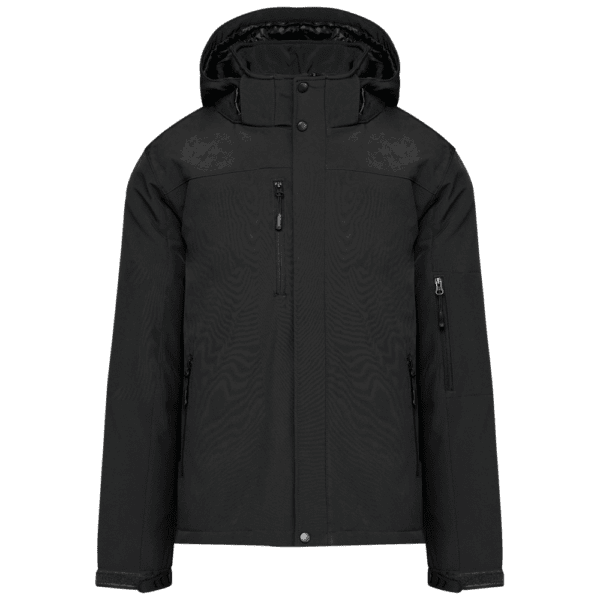 Herrenparka Softshell wattiert mit Kapuze K650