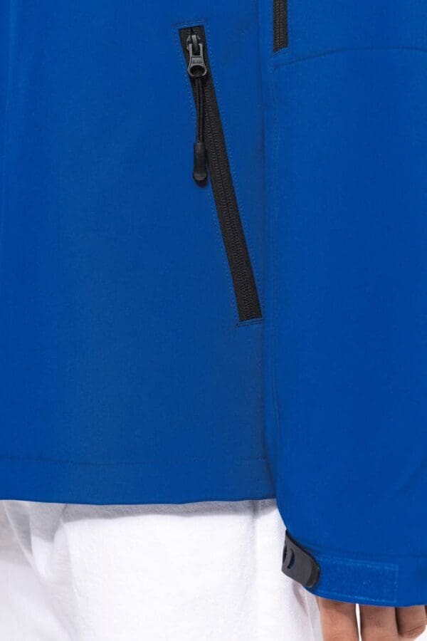 Herrenparka Softshell wattiert mit Kapuze K650