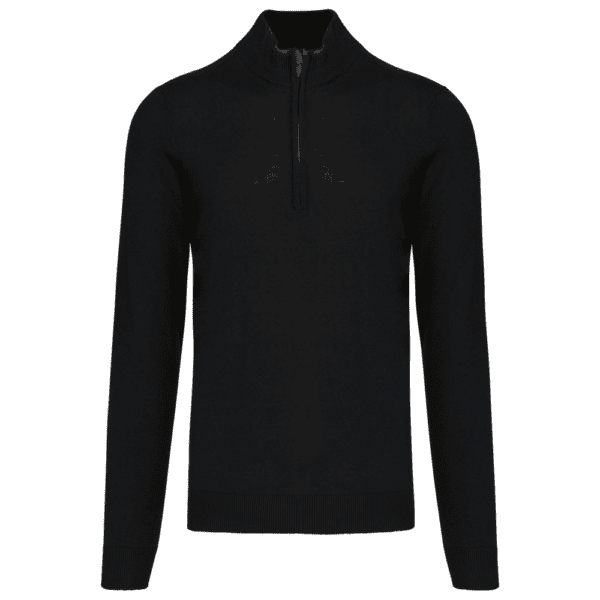 Herrenpullover mit 1/4-Reißverschluss K970