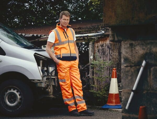 Hi-Vis cargo trousers YHV018T