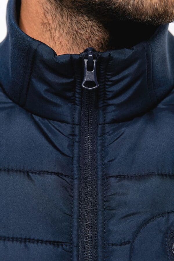 Jacke aus zwei Materialien für Herren K6171