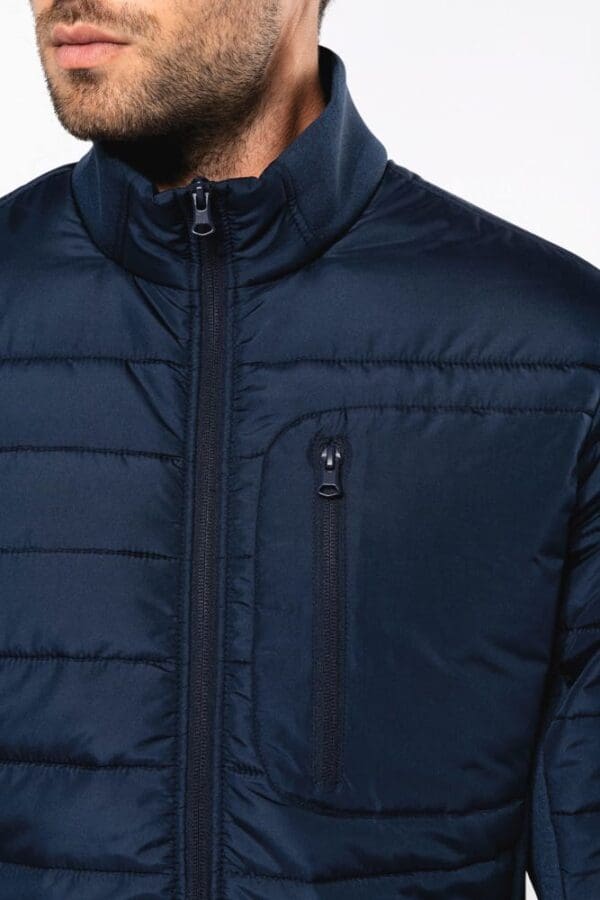 Jacke aus zwei Materialien für Herren K6171
