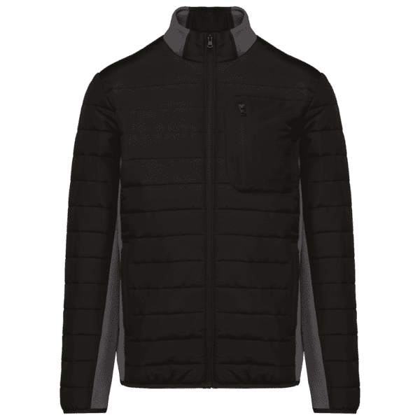 Jacke aus zwei Materialien für Herren K6171