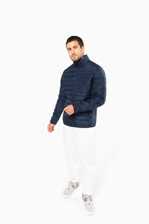 Jacke aus zwei Materialien für Herren K6171
