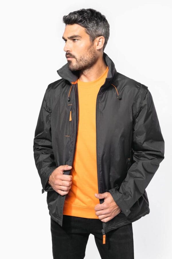 Jacke mit abnehmbaren Ärmeln Mann K639