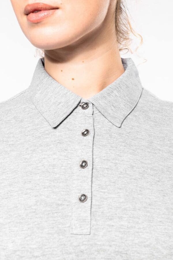 Jersey-Kurzarm-Polohemd für Damen K263