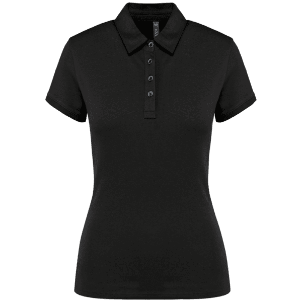 Jersey-Kurzarm-Polohemd für Damen K263