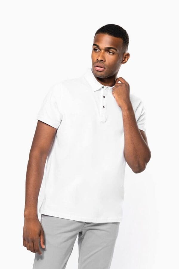 Jersey-Kurzarm-Polohemd für Herren K262