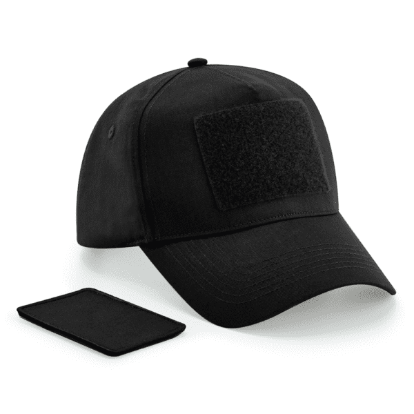 Kappe mit 5 Panels und abnehmbarem Patch B638