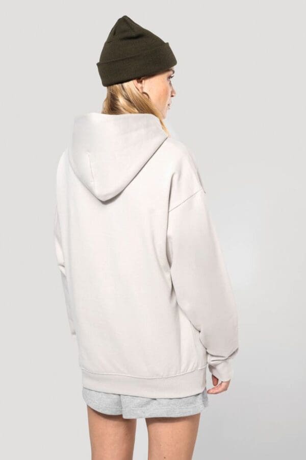 Kapuzensweatshirt aus Molton, Oversize, Unisex K4018