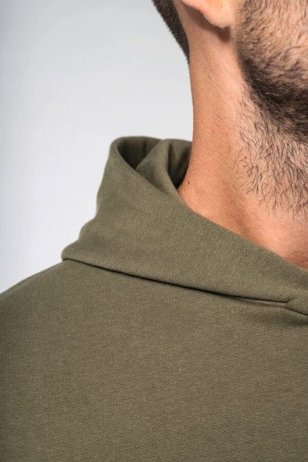 Kapuzensweatshirt aus Molton, Oversize, Unisex K4018