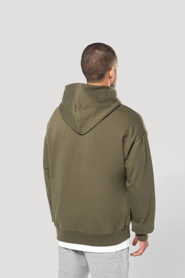 Kapuzensweatshirt aus Molton, Oversize, Unisex K4018