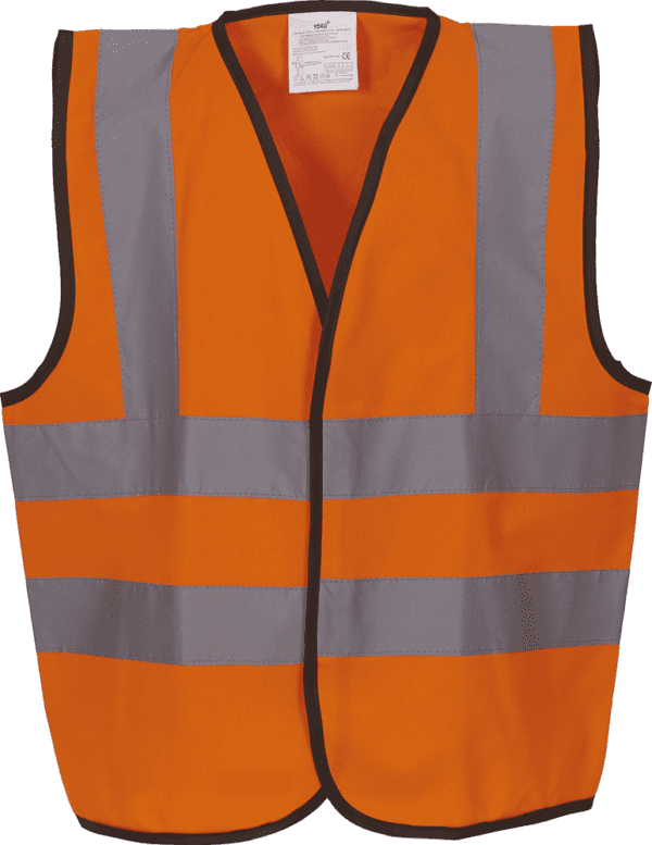 Kids' Hi-Vis Waistcoat YHVW100CH