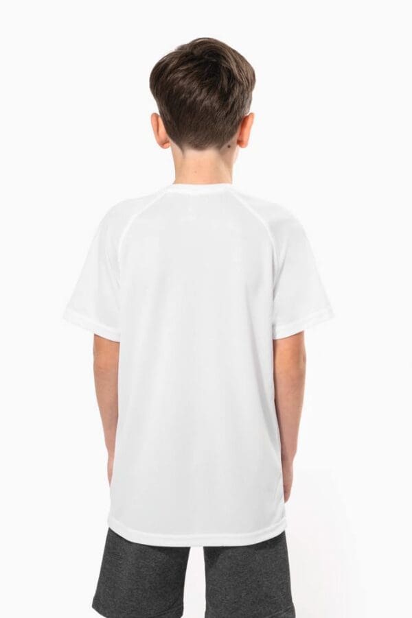 Kinder Basic Sport Funktionsshirt Kurzarm