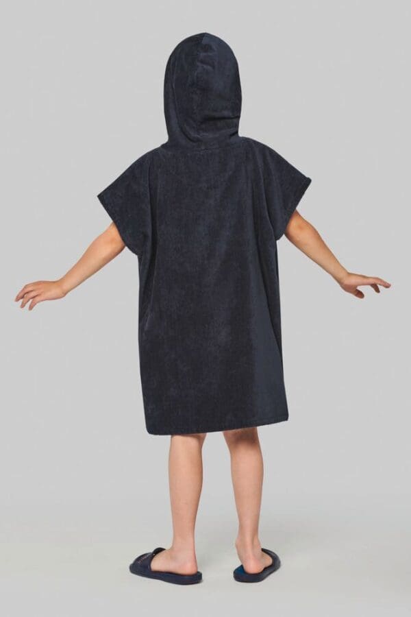 Kinder-Frottee-Poncho mit Kapuze PA582