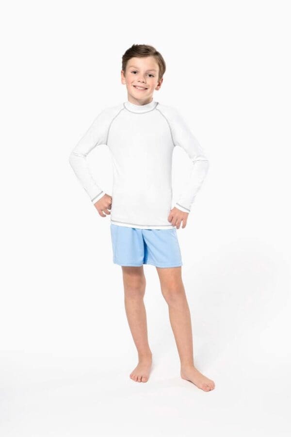 Kinder-Funktionsshirt mit langen Ärmeln und UV-Schutz PA4018