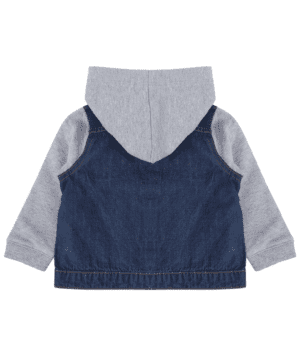 Kinder-Jeansjacke mit Kapuze LW750