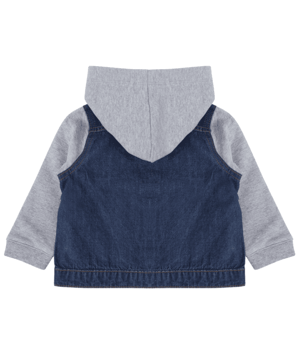 Kinder-Jeansjacke mit Kapuze LW750