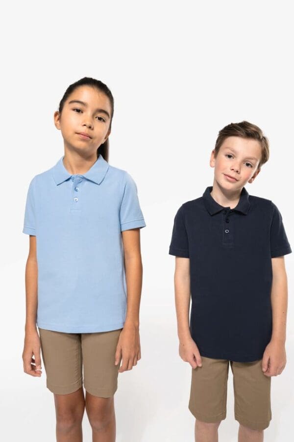Kinder Poloshirt Kurzarm