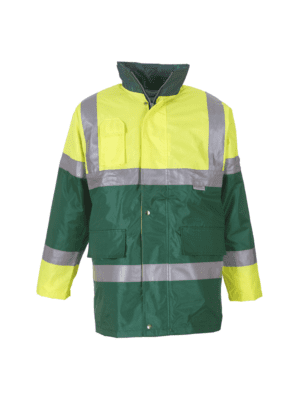 Kontrastfarbene Warn-Jacke YHVP303