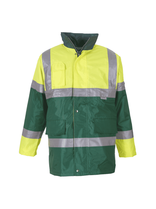 Kontrastfarbene Warn-Jacke YHVP303