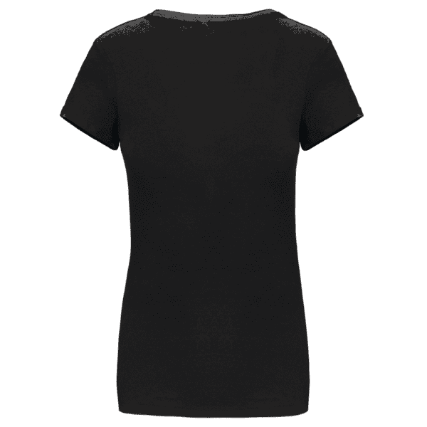 Kurzarm-Damen-T-Shirt mit Rundhalsausschnitt