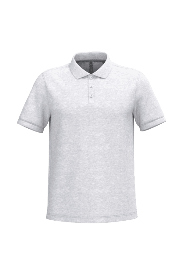 Kurzarm-Polohemd für Herren. Aus Baumwollpiqué