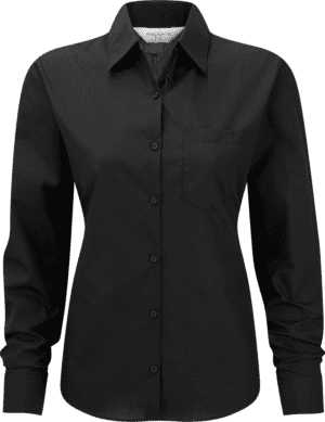 Ladies' Ls Polycotton Popelinehemd RU934F