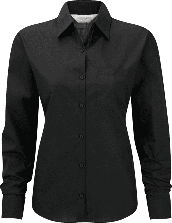 Ladies' Ls Polycotton Popelinehemd RU934F