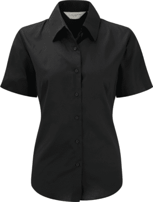 Ladies Short Sleeve Easy Care Oxford Shirt RU933F