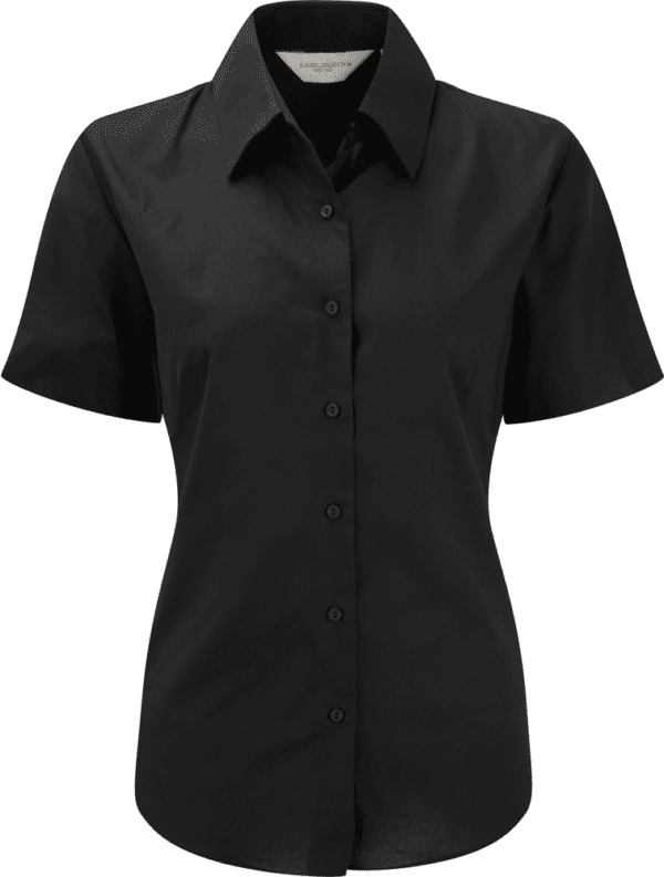 Ladies Short Sleeve Easy Care Oxford Shirt RU933F