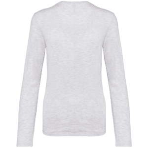 Ladies' long sleeve V-neck T-shirt