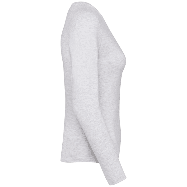 Ladies' long sleeve V-neck T-shirt