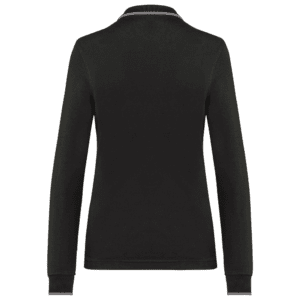 Langarm-Polohemd aus Piqué für Damen K281