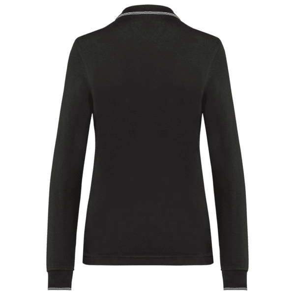Langarm-Polohemd aus Piqué für Damen K281