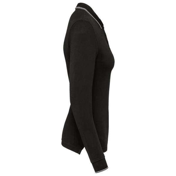 Langarm-Polohemd aus Piqué für Damen K281