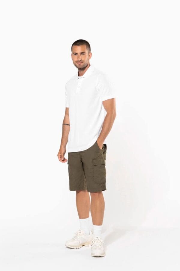 Leichte Bermuda-Shorts für Herren mit mehreren Taschen K755