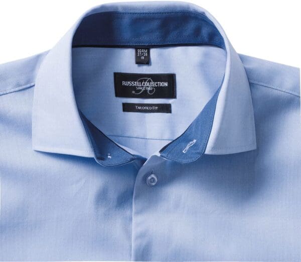 Long sleeve herringbone shirt RU964M