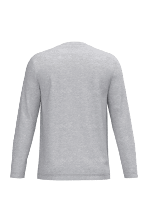 Men's long-sleeved crew neck T-shirt