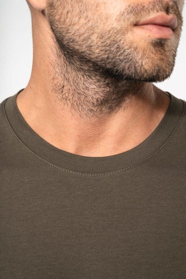Men's long-sleeved crew neck T-shirt