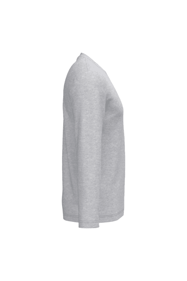 Men's long-sleeved crew neck T-shirt