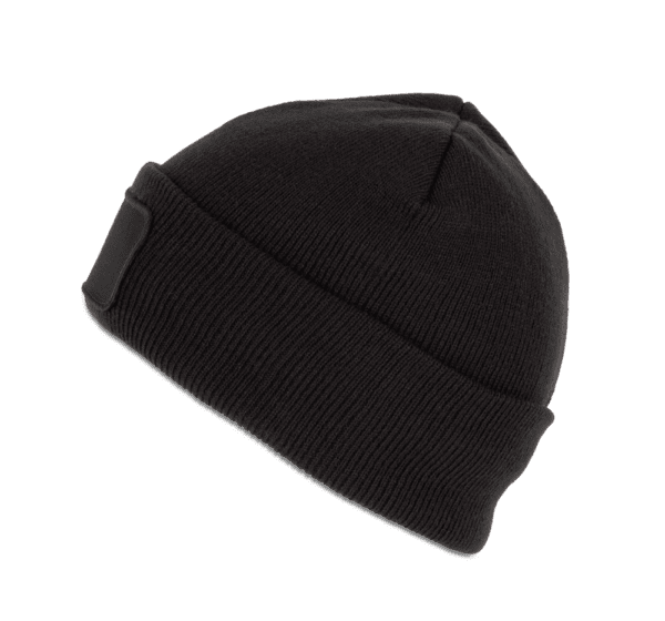 Mütze mit Patch und Thinsulate-Futter KP894