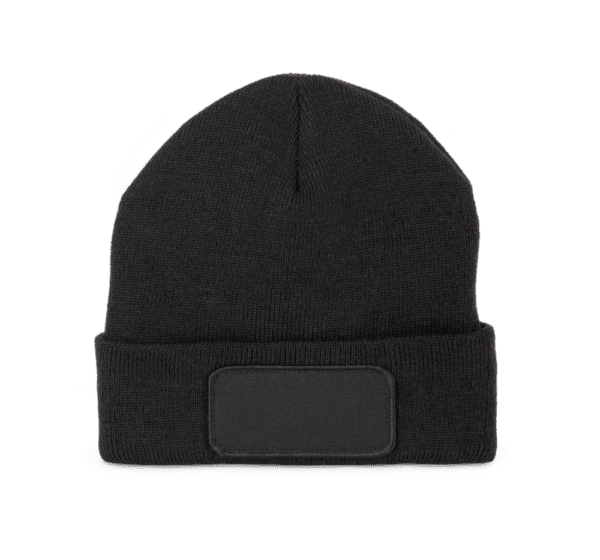 Mütze mit Patch und Thinsulate-Futter KP894