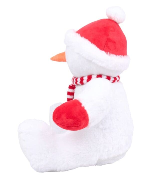 Plüschtier Schneemann mit Reißverschluss MM567