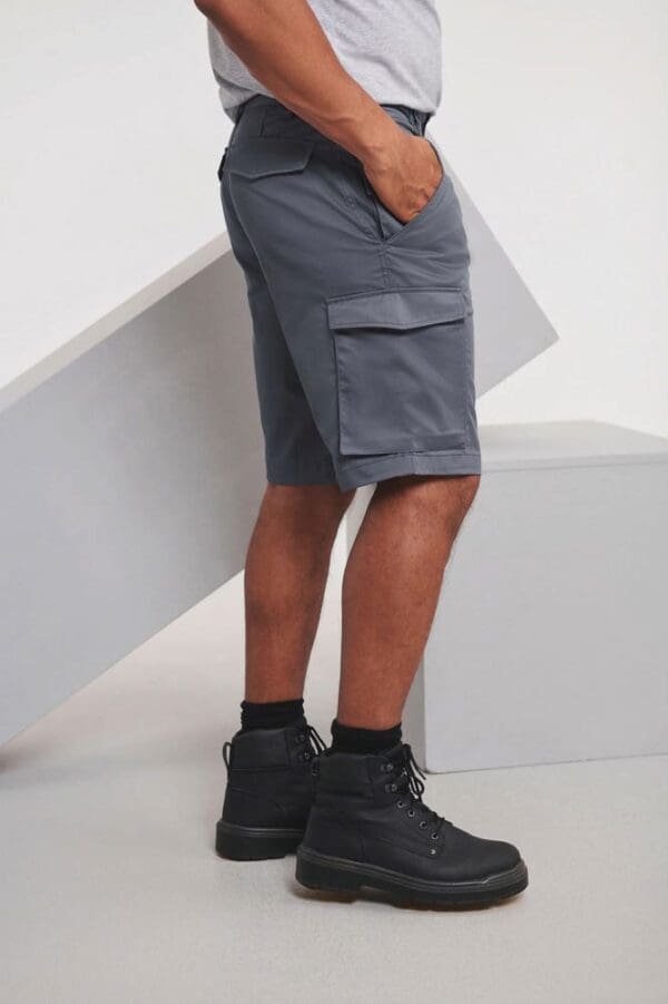 Polycotton Twill Shorts RU002M