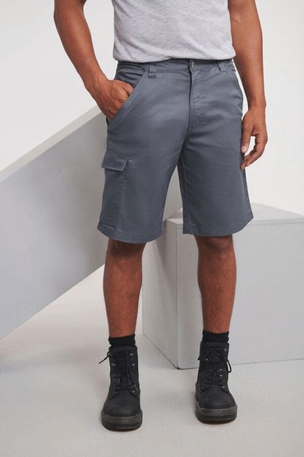 Polycotton Twill Shorts RU002M