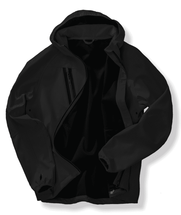 Recycelte 3-Lagen-Softshell-Jacke mit Kapuze, Unisex R909X
