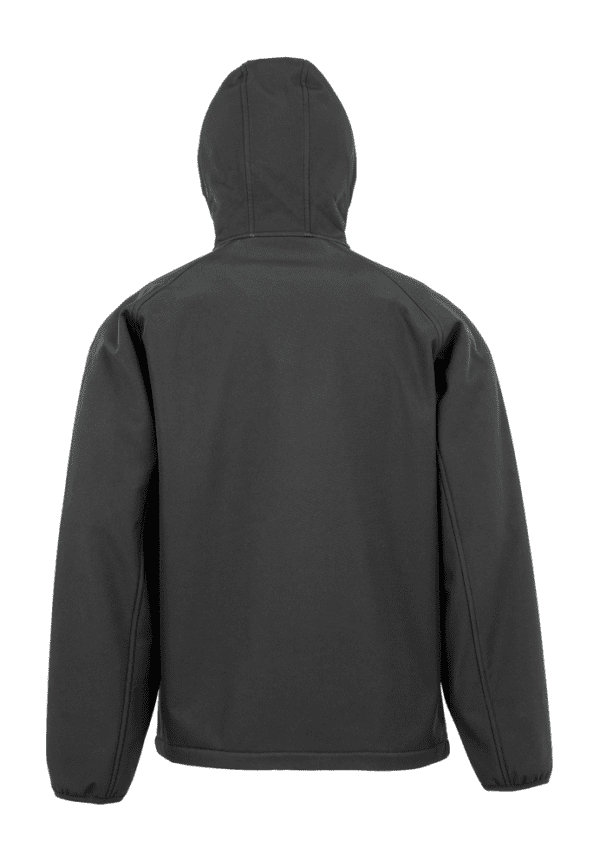 Recycelte 3-Lagen-Softshelljacke für Herren mit Kapuze R911M
